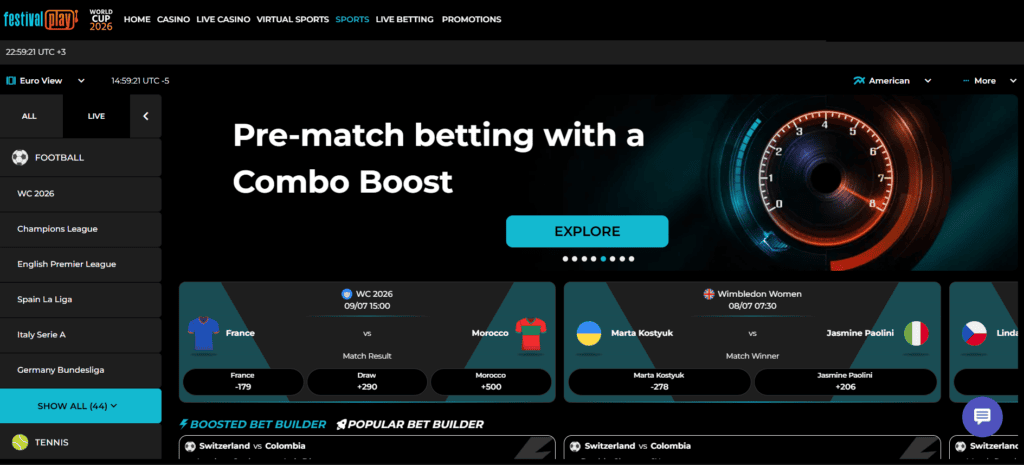FestivalPlay Sports Betting